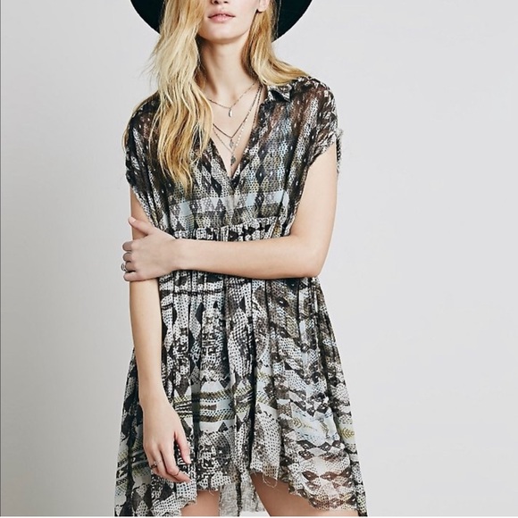 Free People Empire Tunic Dress size xs - Picture 8 of 9